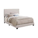 Boyd Upholstered Ivory King Bed - One Stop Furniture