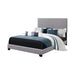 Boyd Upholstered Grey California King Bed - One Stop Furniture