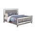 Leighton Contemporary Metallic Queen Bed - One Stop Furniture