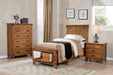 Brenner Rustic Honey Twin Bed - One Stop Furniture