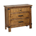 Brenner Rustic Honey Nightstand - One Stop Furniture