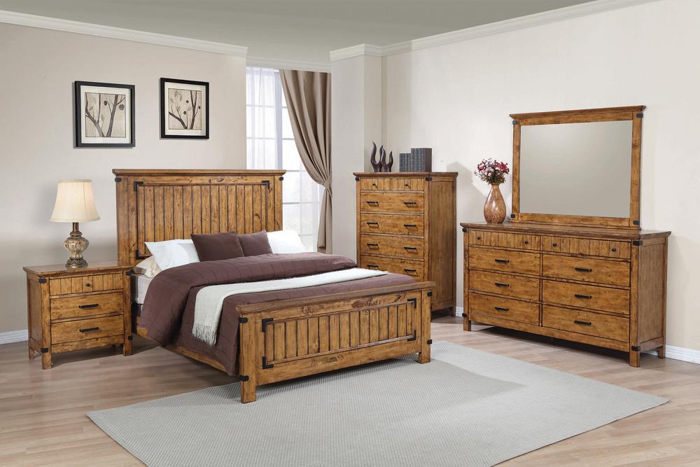 Brenner Rustic Honey California King Bed