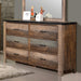 Sembene Antique, Multi Colored Dresser - One Stop Furniture