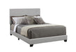 Dorian Grey Faux Leather Upholstered King Bed - One Stop Furniture