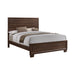 Brandon Transitional Medium Brown Queen Bed - One Stop Furniture