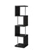 Modern Black Four Tier Bookcase - One Stop Furniture
