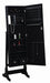 Transitional Black Jewelry Cheval Mirror - One Stop Furniture