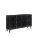 Transitional Black Accent Cabinet - One Stop Furniture