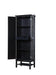 Transitional Rich Brown and Black Accent Cabinet - One Stop Furniture