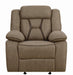 Houston Casual Tan Glider Recliner - One Stop Furniture