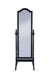 Transitional Black Cheval Mirror - One Stop Furniture