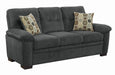 Fairbairn Casual Charcoal Sofa - One Stop Furniture