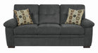 Fairbairn Casual Charcoal Sofa - One Stop Furniture