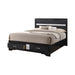 Miranda Contemporary Black Eastern King Bed - One Stop Furniture