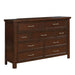 Barstow Transitional Pinot Noir Dresser - One Stop Furniture