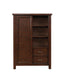 Barstow Transitional Pinot Noir Door Chest - One Stop Furniture