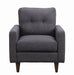 Watsonville Retro Grey Chair - One Stop Furniture