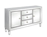 Metallic Platinum Accent Cabinet - One Stop Furniture