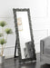 Silver and Smoke Grey Standing Cheval Mirror - One Stop Furniture