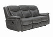 Conrad Transitional Grey Motion Sofa - One Stop Furniture