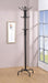 G2019 Contemporary Stain Black Coat Rack - One Stop Furniture