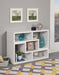 G800330 Contemporary White Convertible TV Stand and Bookcase - One Stop Furniture