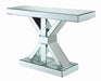 G950191 Contemporary Mirrored Console Table - One Stop Furniture