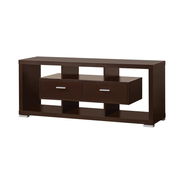 Transitional Cappuccino TV Console