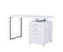 G800325 Contemporary White Writing Desk - One Stop Furniture