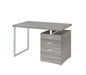 G800520 Contemporary Weathered Grey Writing Desk - One Stop Furniture