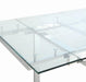 G106281 Contemporary Wexford Chrome Dining Table - One Stop Furniture