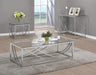 G720498 Contemporary Chrome Coffee Table - One Stop Furniture