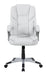G801140 Casual White Faux Leather Office Chair - One Stop Furniture