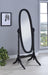 Transitional Black Cheval Mirror - One Stop Furniture