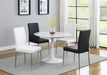 Vance Black and Chrome Dining Chair - One Stop Furniture