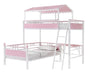 400119 TWIN/TWIN WORKSTATION BUNK BED - One Stop Furniture