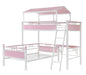 400119 TWIN/TWIN WORKSTATION BUNK BED - One Stop Furniture