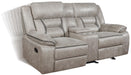 651352 GLIDER LOVESEAT W/ CONSOLE - One Stop Furniture