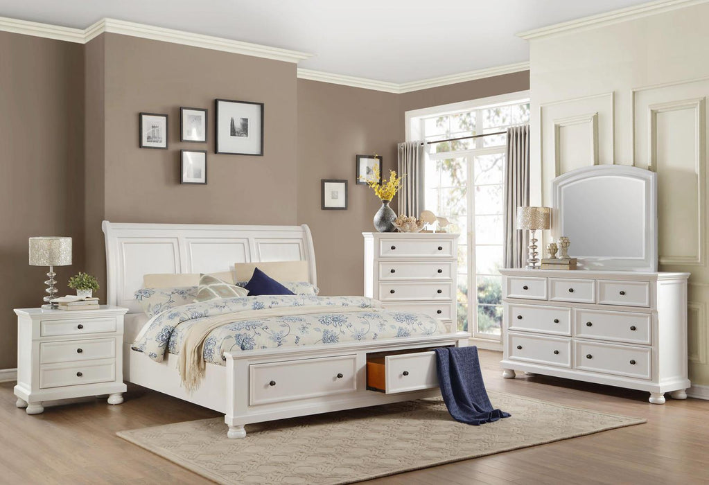 Homelegance Laurelin 7 Drawer Dresser in White 1714W-5 - One Stop Furniture