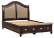 Homelegance Marston Queen Sleigh Storage Bed in Dark Cherry 2615DC-1 - One Stop Furniture