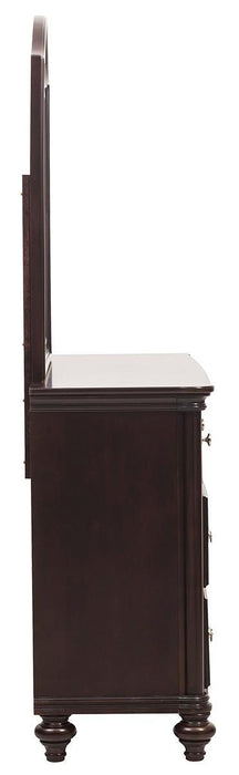 Homelegance Marston 7 Drawer Dresser in Dark Cherry 2615DC-5 - One Stop Furniture