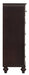 Homelegance Marston 5 Drawer Chest in Dark Cherry 2615DC-9 - One Stop Furniture
