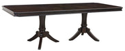Homelegance Marston Rectangular Dining Table in Dark Cherry 2615DC-96 - One Stop Furniture