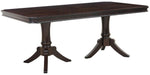Homelegance Marston Rectangular Dining Table in Dark Cherry 2615DC-96 - One Stop Furniture