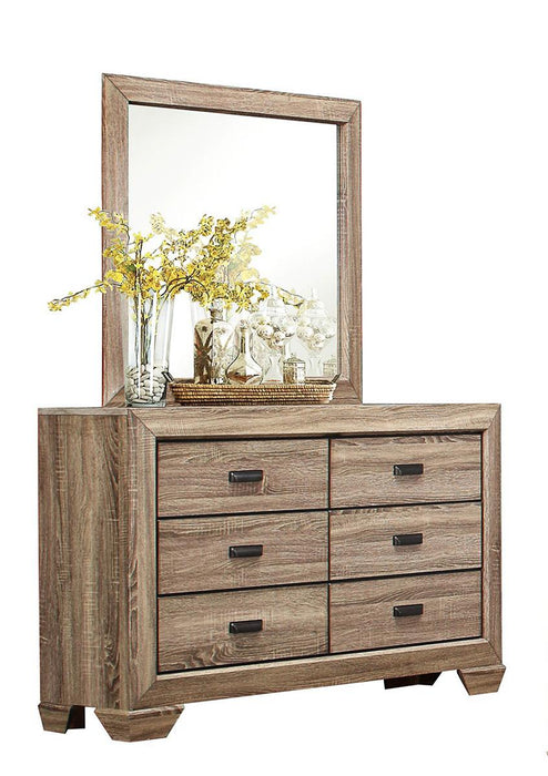 Homelegance Beechnut Mirror in Natural 1904-6 - One Stop Furniture