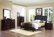 Homelegance Edina 6 Drawer Dresser in Espresso-Hinted Cherry 2145-5 - One Stop Furniture