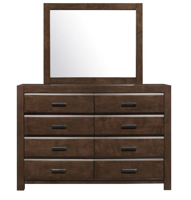 Homelegance Furniture Erwan 8 Drawer Dresser in Dark Walnut 1961-5 - One Stop Furniture