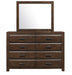 Homelegance Furniture Erwan 8 Drawer Dresser in Dark Walnut 1961-5 - One Stop Furniture