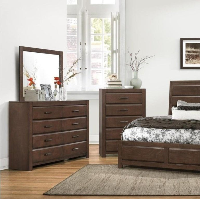 Homelegance Furniture Erwan 8 Drawer Dresser in Dark Walnut 1961-5 - One Stop Furniture