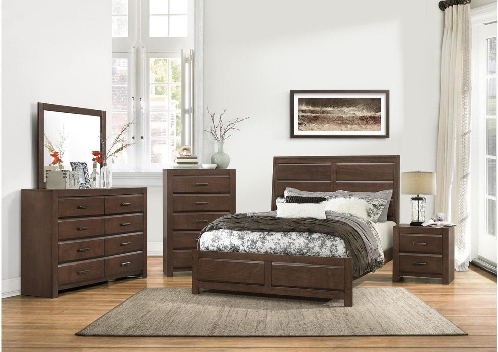 Homelegance Furniture Erwan 5 Drawer Chest in Dark Walnut 1961-9 - One Stop Furniture